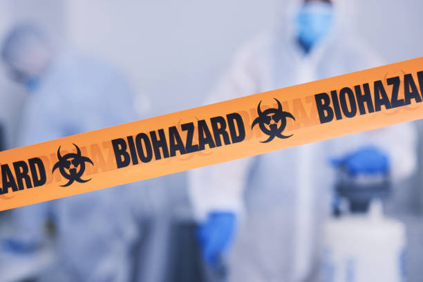 Professional Biohazard technician working in Fresno, TX
